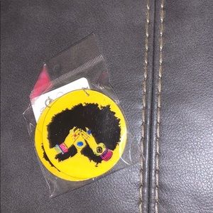 SEE NO EVIL American Heritage Wooden Earrings